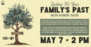 Robert Davis Presents: Looking for Your Family's Past