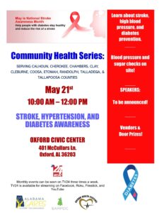 Community Health Series: Stroke, Hypertension , & Diabetes Awareness