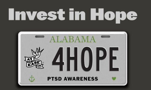 New PTSD Awareness Distinctive License Plate