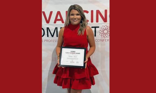 Jacksonville State Student Morgan Ingram Receives Young Fierce Woman Award from Etowah County Chamber