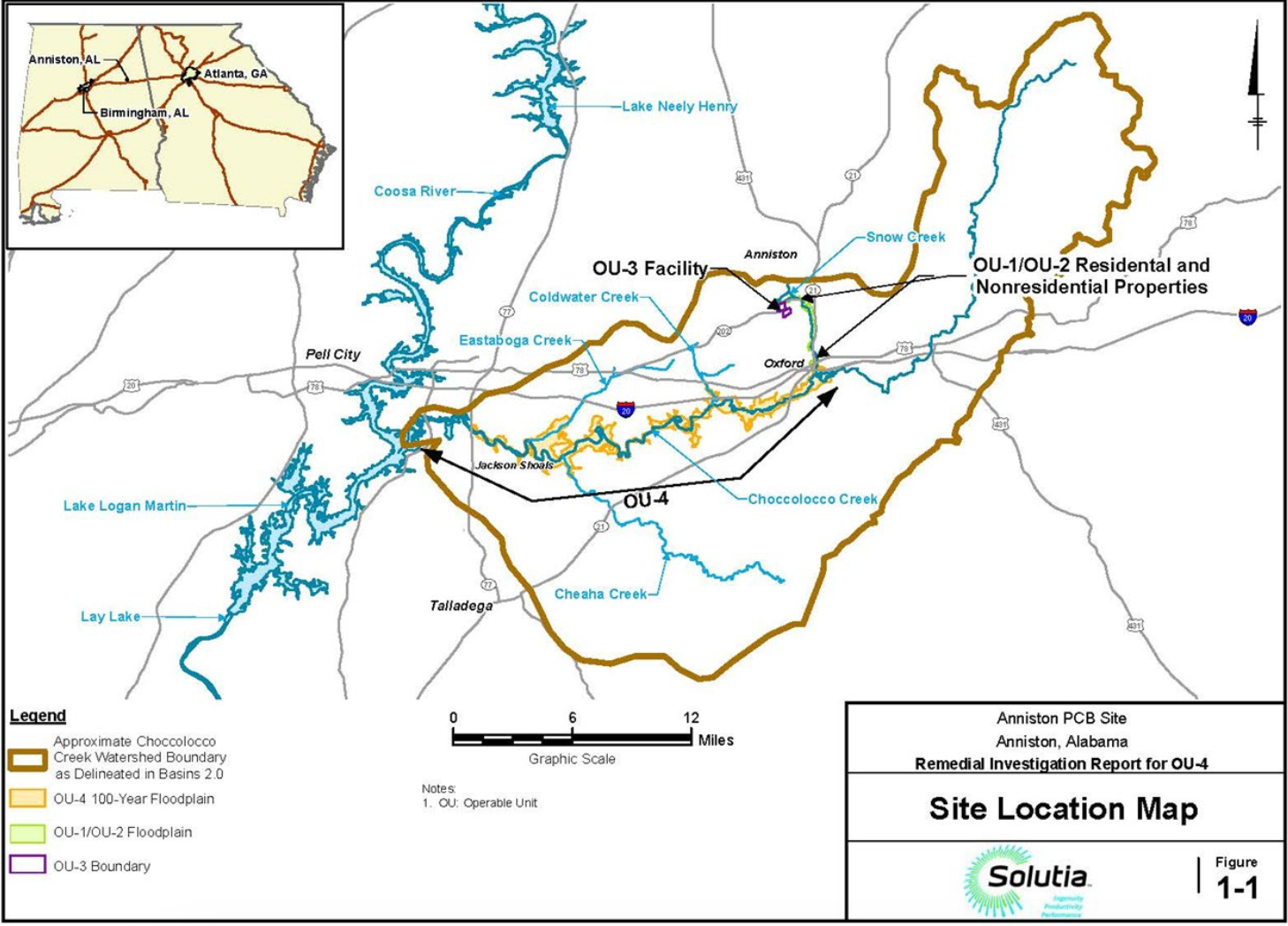 Map of Area