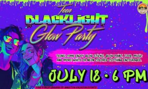 Teen Blacklight Glow Party