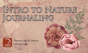 intro to nature Journaling