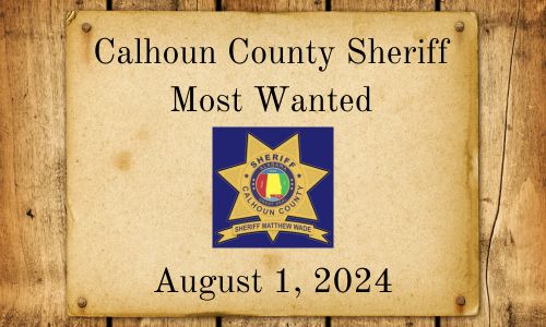 Calhoun County Sheriff Most Wanted cover