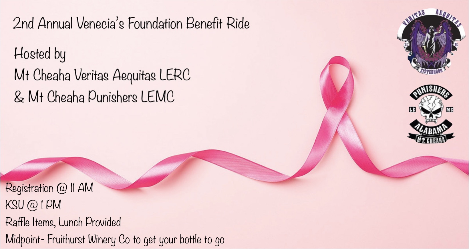 2nd Annual Benefit Ride for Venecia’s Foundation