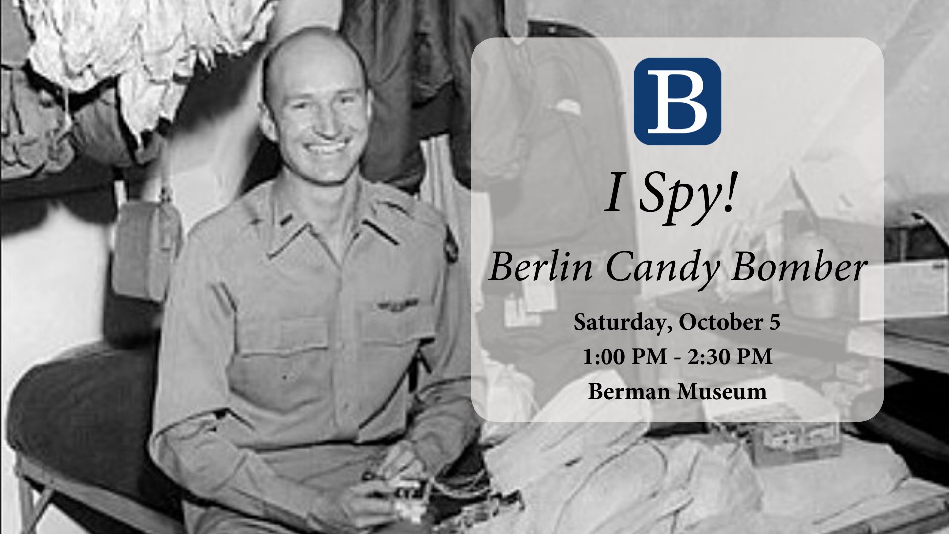 I Spy! Berlin Candy Bomber