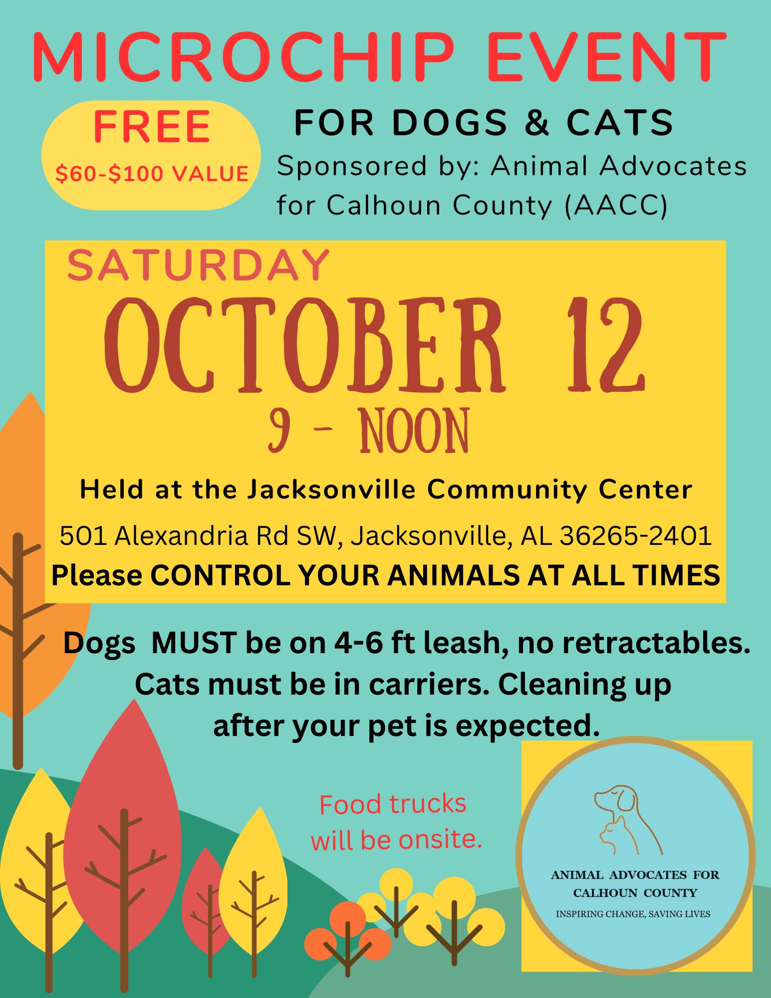 Free Microchipping Event