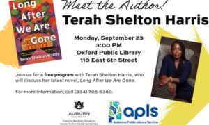 Celebrated author Terah Shelton Harris to visit Oxford