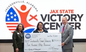 Alabama Department of Veterans Affairs Presents $250,000 Grant to Jacksonville State University for New Victory Center