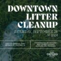 Downtown Litter Cleanup