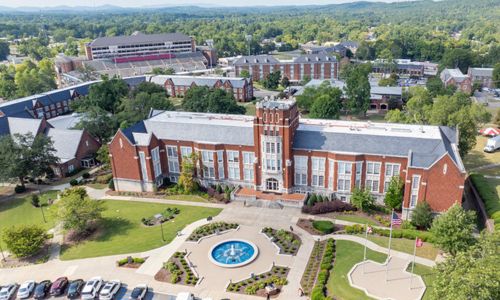 Angle Hall, the core of the Jacksonville State University campus. (JSU Photo)