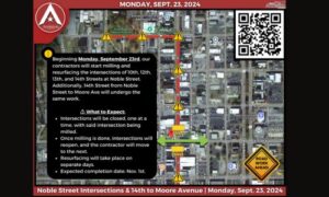 Noble Street Intersections & 14th to Moore Avenue 092324