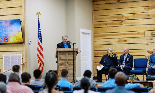 SEVEN NEW FIREFIGHTERS PINNED AT BRIDGE PROGRAM CEREMONY