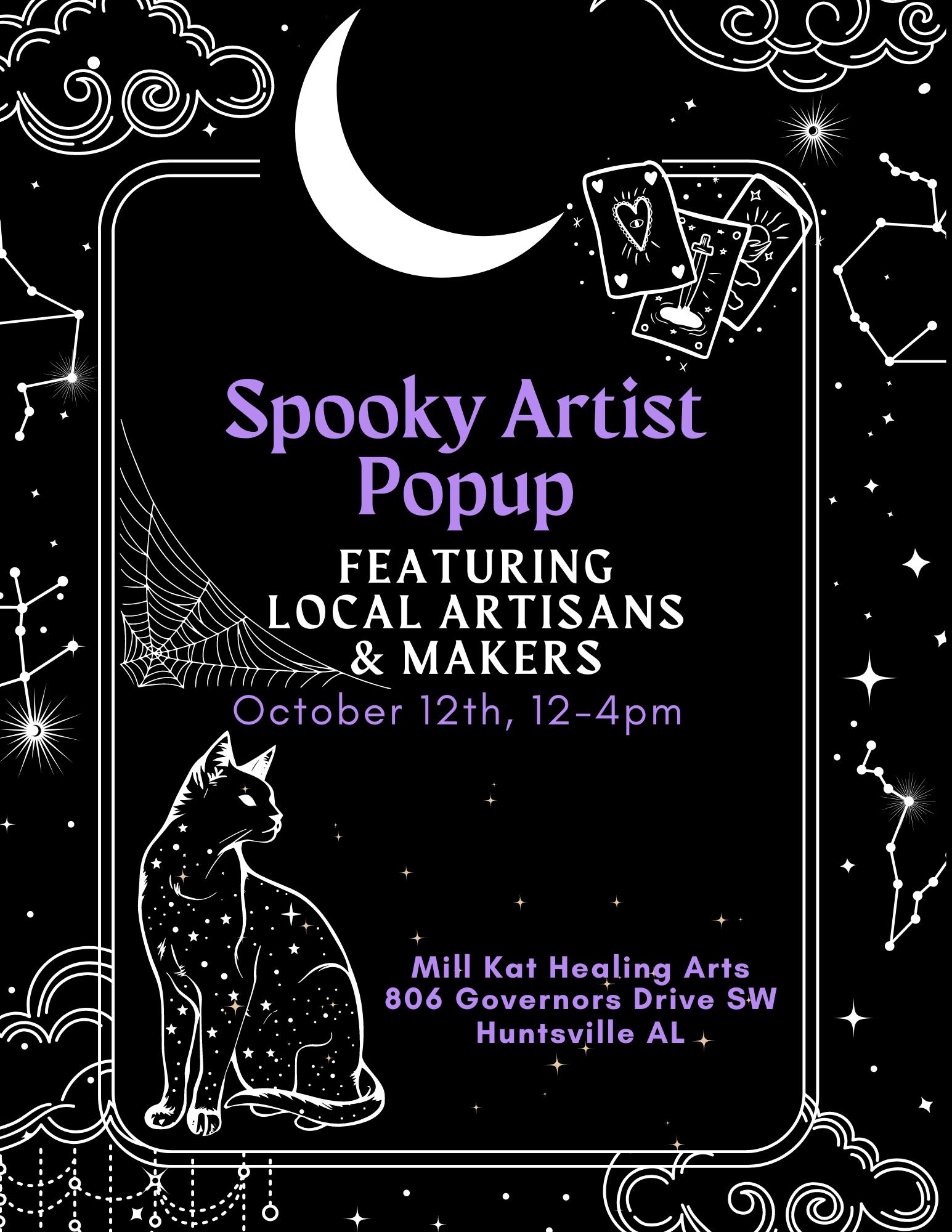 Spooky October Artist Popup