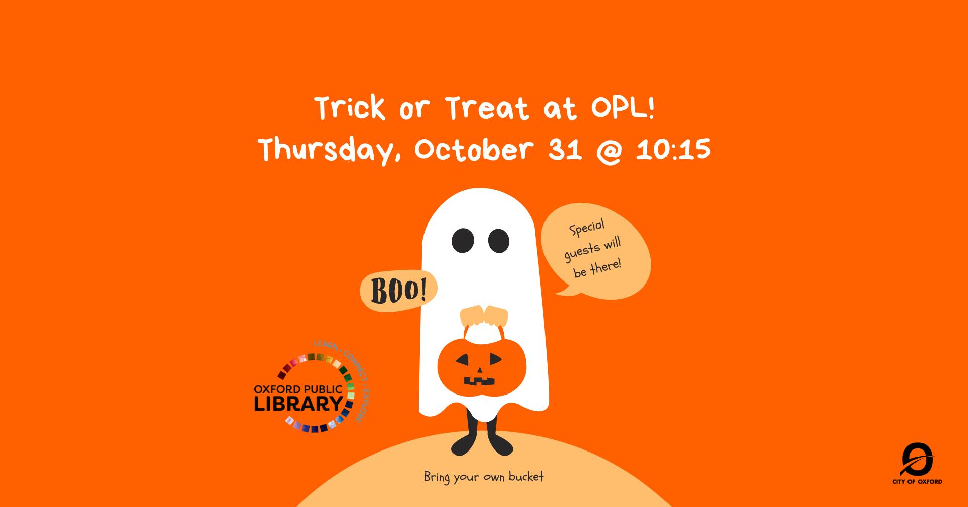 Trick or Treat at the Oxford Public Library Calhoun Journal