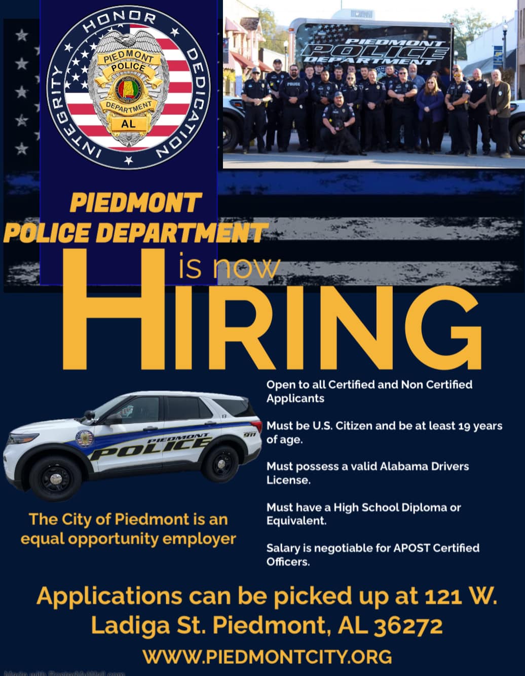 Piedmont is Hiring