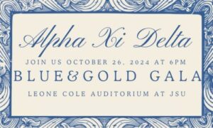 Alpha Xi Delta's Blue & Gold Gala Set For Saturday In Leone Cole Auditorium