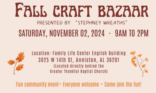 Fall Craft Bazaar