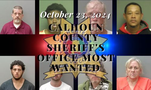 Calhoun Sheriff's Office most wanted cover 10 23 2024