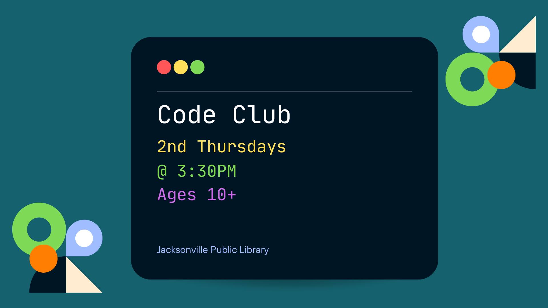 Code Club for Teens and Tweens