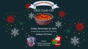 Mainstreet Anniston Chili Cookoff Benifiting the Anniston Police Department Toy Drive