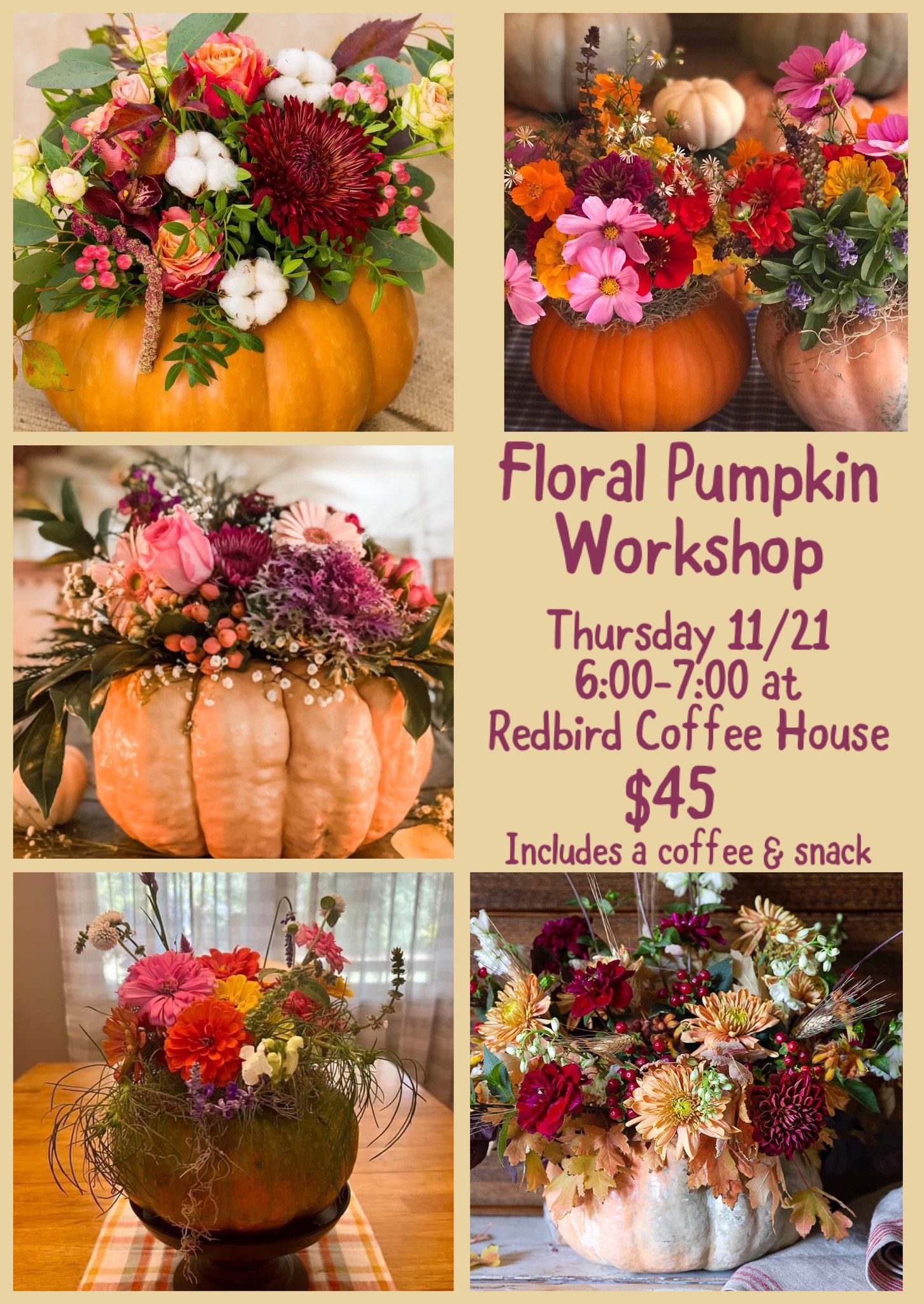 Thanksgiving Centerpiece Workshop