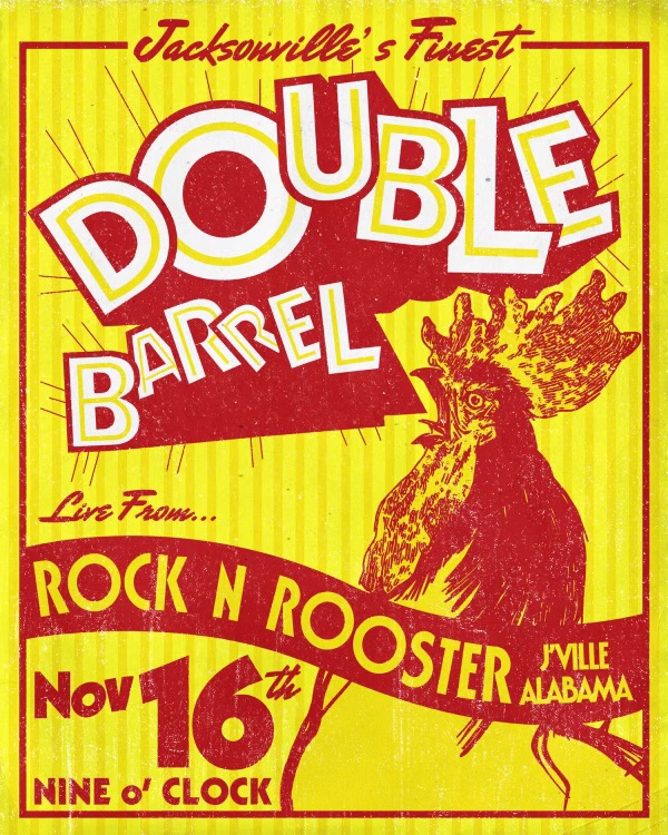 Double Barrel LIVE at the Rock N’ Rooster Saloon