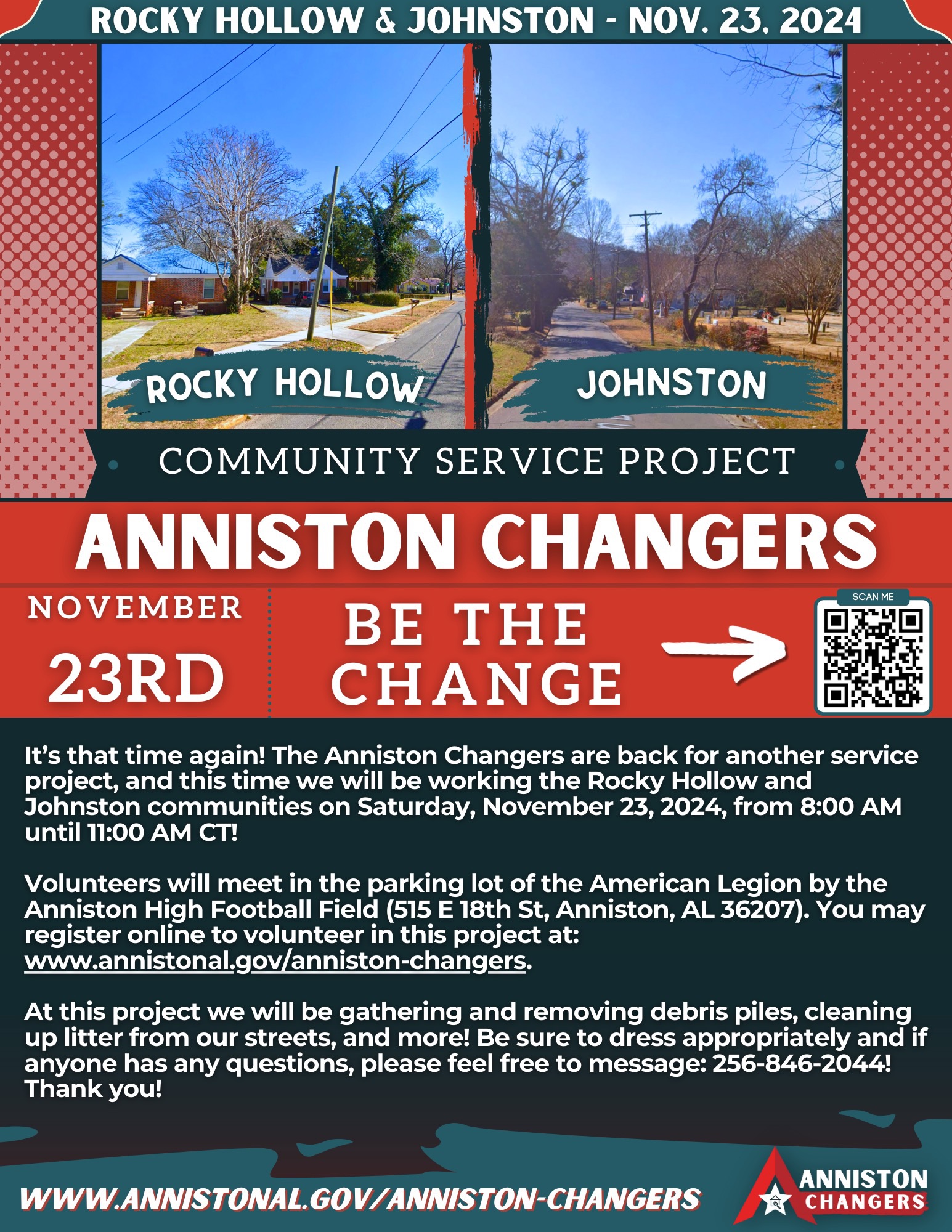 Anniston Changers at ROcky Hollow and Johnston