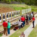 Chief Freeman and firearm-certified instructors from Gadsden State’s Police and Public Safety Department and other agencies work alongside basic civilian firearm training participants.