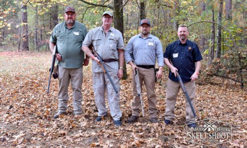  Trantham Farms team participants in the Alabama Farmers Agriculture Foundation Skeet Shoot were, from left, Troy Trantham, Ted Cox, Heath Mecham and Scott Shew. The annual event was held Nov. 1 at Selwood Farms in Alpine to raise money for Foundation scholarships, Ag in the Classroom and other programs supporting agricultural education and youth development. 