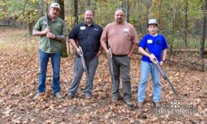 Trantham Services team participants in the Alabama Farmers Agriculture Foundation Skeet Shoot were, from left, Matt Dunaway, Ryan Harmon, Blake Newland and Hoyt Harmon. The annual event was held Nov. 1 at Selwood Farms in Alpine to raise money for Foundation scholarships, Ag in the Classroom and other programs supporting agricultural education and youth development.