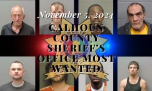 November s5, 2024 most wanted in calhoun county cover