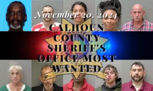 Calhoun County Most Wanted for November 20 2024 cover photo