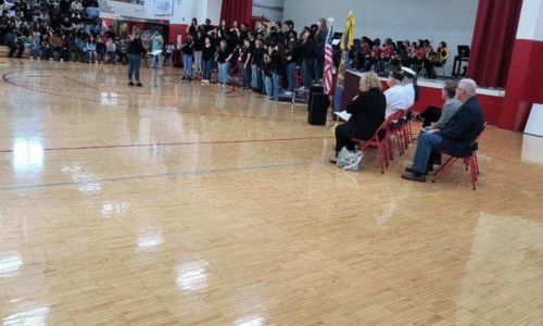 Oxford American Legion Post 111 honored by Saks High School for Veteran's Day