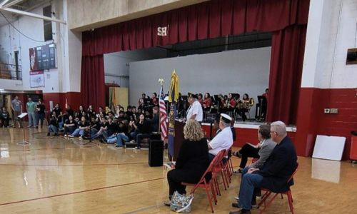 Oxford American Legion Post 111 honored by Saks High School for Veteran's Day