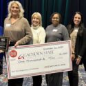 Gadsden State Employees attend the PALS Governor’s Awards Ceremony. From L to R: Dr. Kathy Murphy, president of Gadsden State, Lynn Patterson, Stacie Tucker, Theresa Miller, Randi Wright, Pam Johnson.