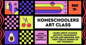 Teen Homeschoolers Art Class