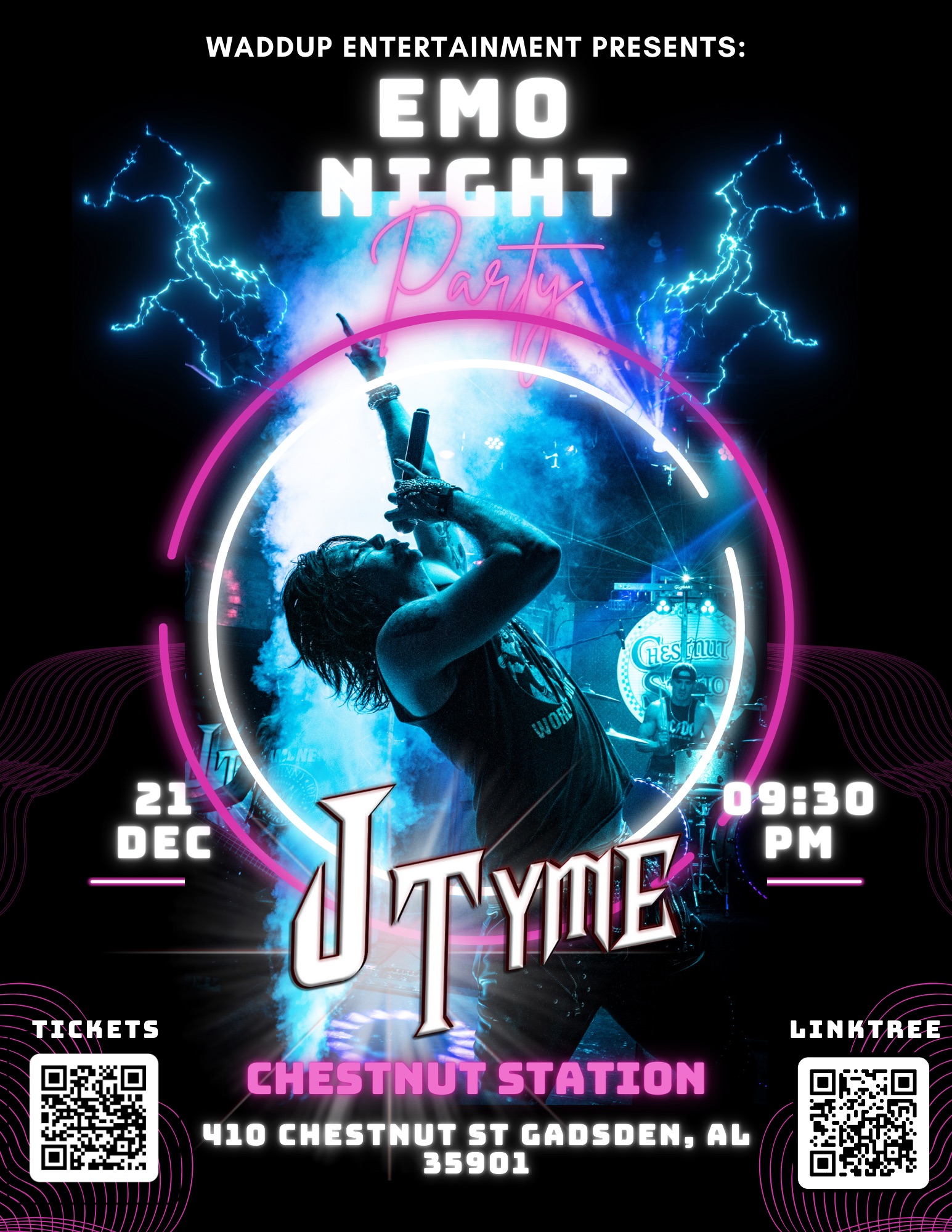 Emo Night with JTYME Lice at Chestnut Station