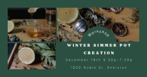 Winter Simmer Pot Creation Workshop anf Gift