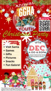 GGHA Annual Youth Christmas Event