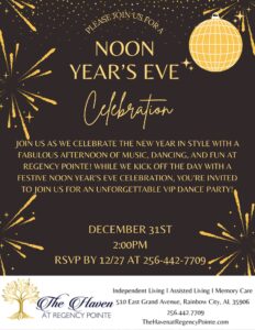 Noon Years Eve Celebration