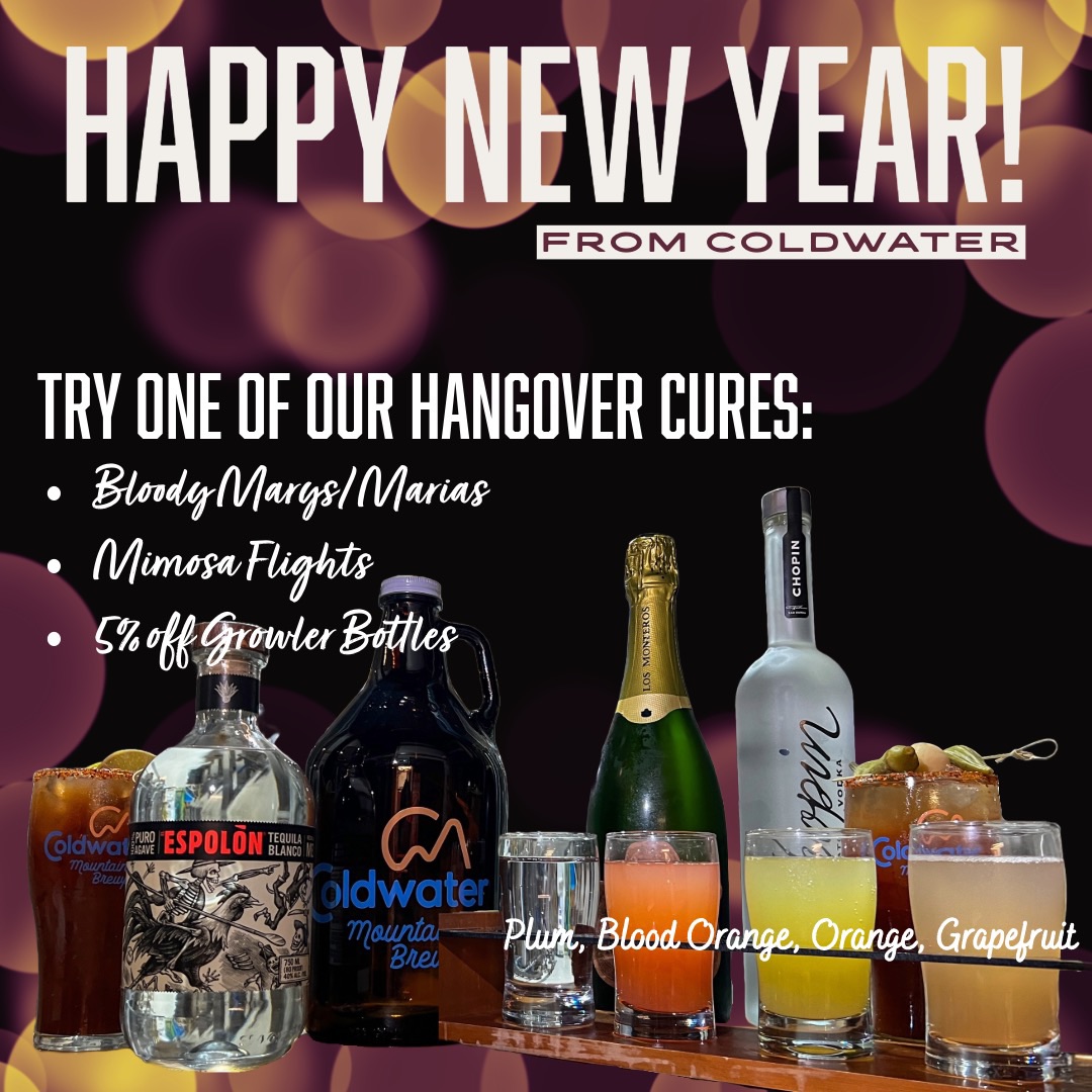 Pre-Game & Hangover Cure: New Year’s Eve at Coldwater