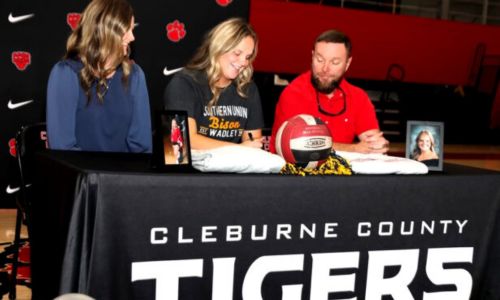 Cleburne County’s Kassidi Hazzard signed Wednesday to play for Southern Union Community College.. (Submitted photo)