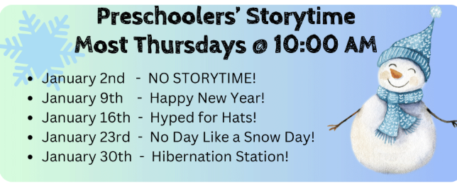 Preschoolers Storytime