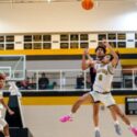 Oxford’s Jaylen Alexander (0) forces a turnover against Bob Jones as teammate Marcus Perry, Jr., looks on Saturday during play in the Larry & Connie Davidson Classic. (Photo by Brad Campbell/sport-shutter.com)