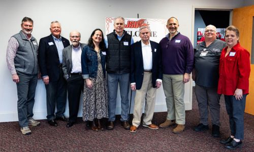 Former students of Dr. Fred Gant celebrate the impact the retired chemistry professor had on their medical careers (Photo Courtesy Of JSU)
