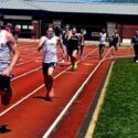 Oxford’s Matt Tippets runs to victory in the 800-meter dash Wednesday, completing a sweep of the three individual distance events in the Calhoun County meet. He set a new record in the 1,600 and was named the most valuable athlete of the boys’ meet. (Photo by Joe Medley/East Alabama