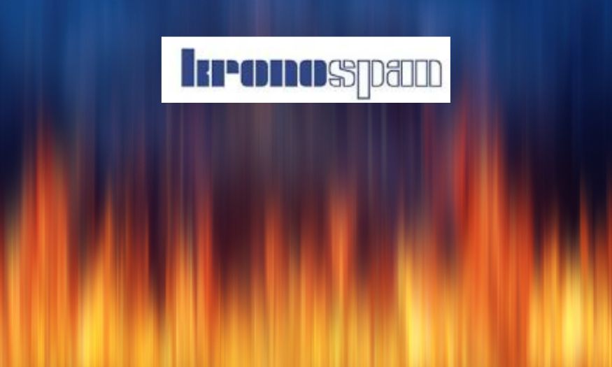 Fire at Kronospan