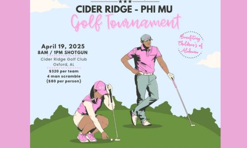 Jacksonville State UNiveristy Phi Mu's Annual Golf Tournament
