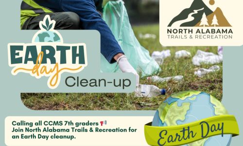 North Alabama Trails and Recreation to Host Earth Day Cleanup Event with Cleburne County Middle School